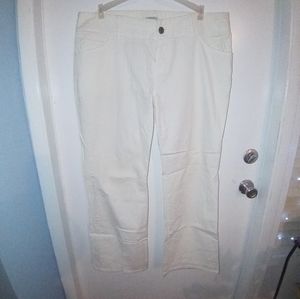 Old Navy white flare jeans